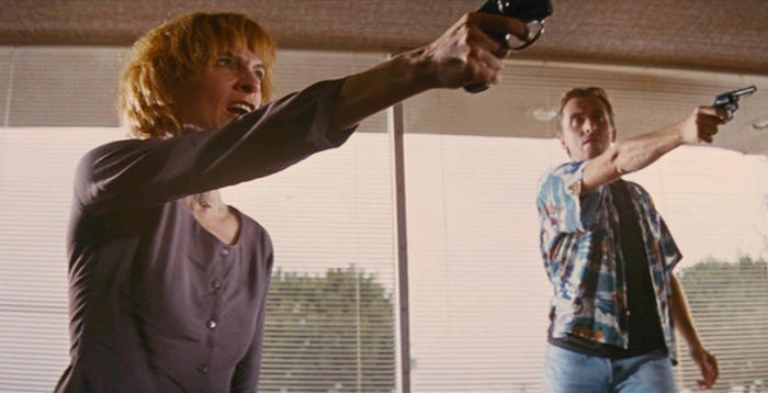 Everybody be cool, this is a robbery! Robbery scene